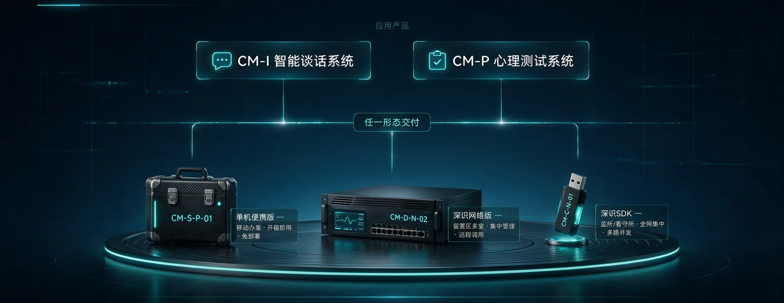 三种交付形态:单机便携版、深识网络版、深识 SDK 灵活部署
